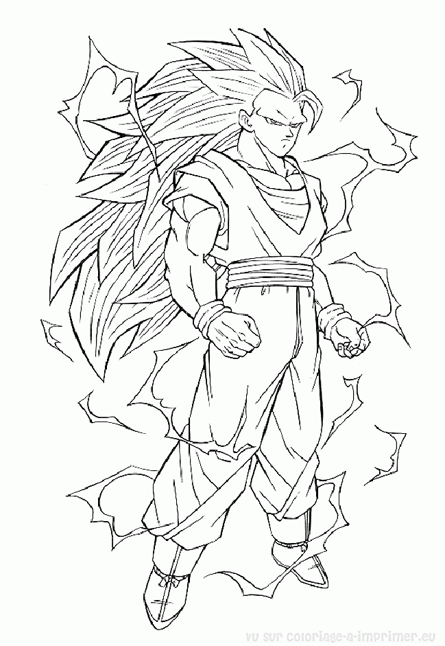 Dibujo para colorear: Dragon Ball Z (Dibujos animados) #38813 - Dibujos para Colorear e Imprimir Gratis