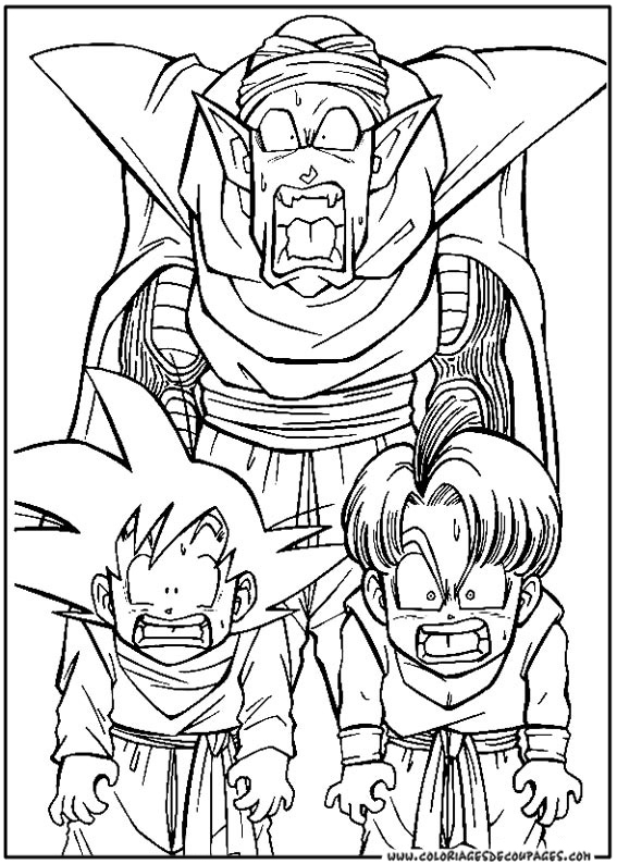 Dibujo para colorear: Dragon Ball Z (Dibujos animados) #38820 - Dibujos para Colorear e Imprimir Gratis