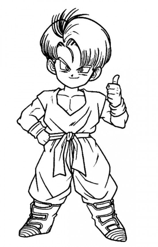 Dibujo para colorear: Dragon Ball Z (Dibujos animados) #38821 - Dibujos para Colorear e Imprimir Gratis