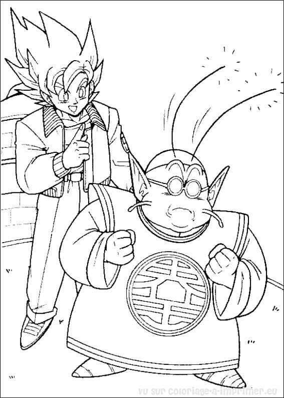Dibujo para colorear: Dragon Ball Z (Dibujos animados) #38830 - Dibujos para Colorear e Imprimir Gratis