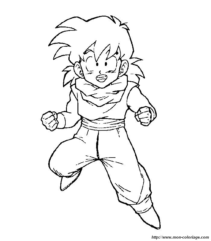 Dibujo para colorear: Dragon Ball Z (Dibujos animados) #38831 - Dibujos para Colorear e Imprimir Gratis