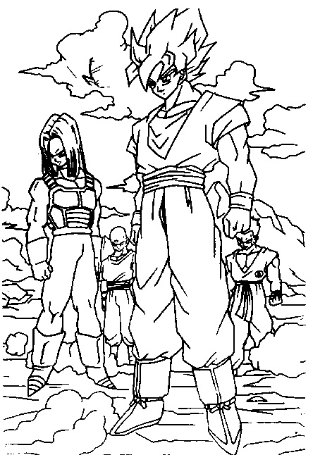 Dibujo para colorear: Dragon Ball Z (Dibujos animados) #38867 - Dibujos para Colorear e Imprimir Gratis