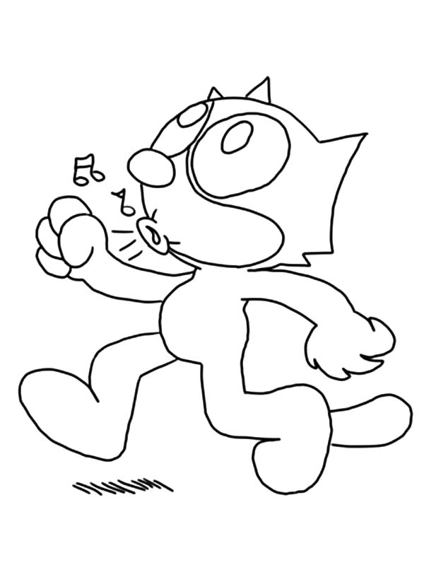 Dibujos de Felix the Cat #47889 (Dibujos animados) para colorear – Páginas  imprimibles gratis