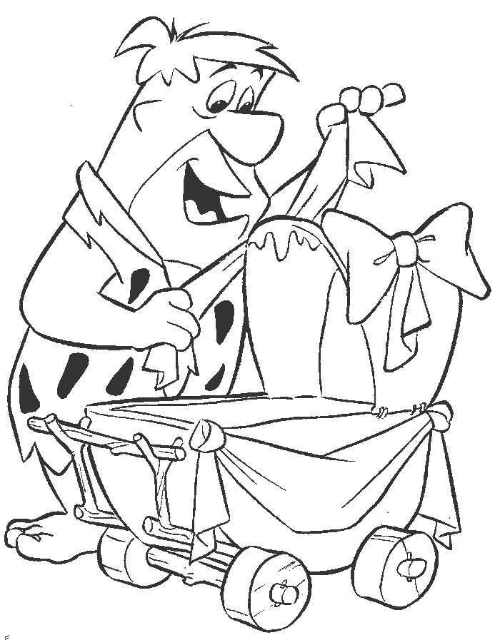 Dibujo para colorear: Flintstones (Dibujos animados) #29521 - Dibujos para Colorear e Imprimir Gratis
