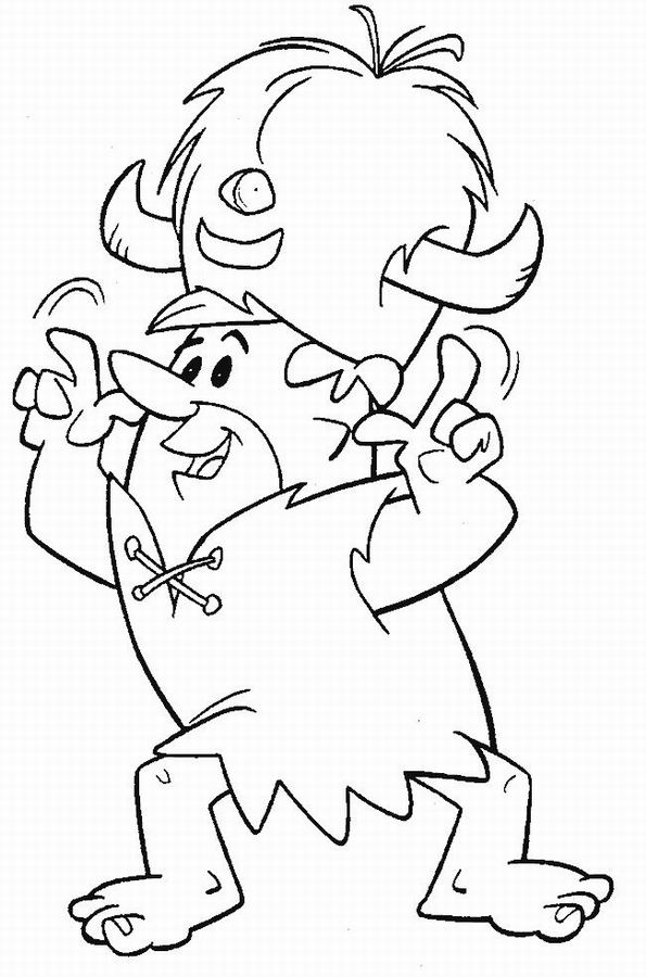 Dibujo para colorear: Flintstones (Dibujos animados) #29532 - Dibujos para Colorear e Imprimir Gratis