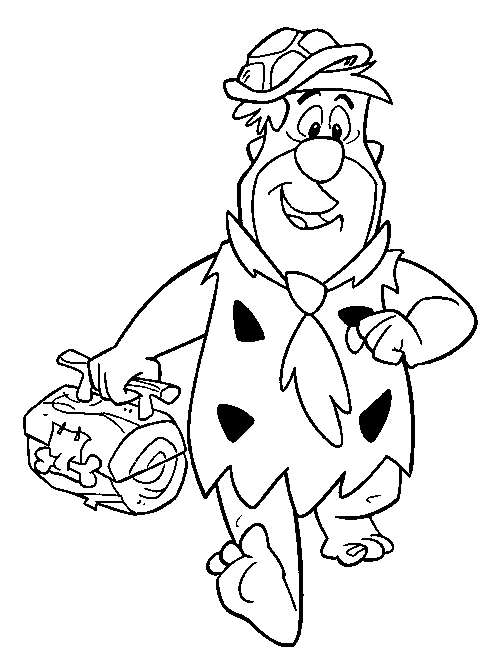 Dibujo para colorear: Flintstones (Dibujos animados) #29548 - Dibujos para Colorear e Imprimir Gratis