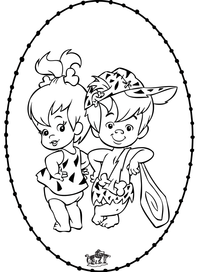 Dibujo para colorear: Flintstones (Dibujos animados) #29549 - Dibujos para Colorear e Imprimir Gratis