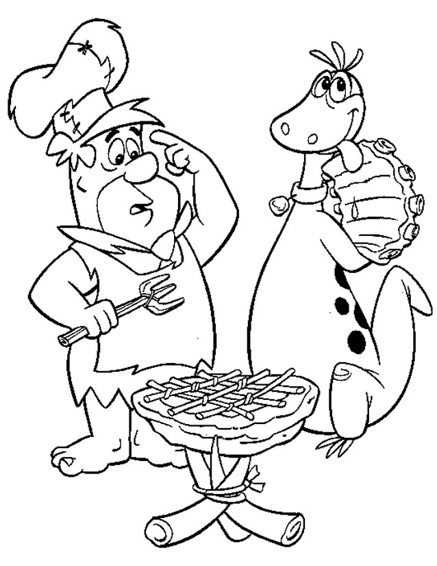 Dibujo para colorear: Flintstones (Dibujos animados) #29563 - Dibujos para Colorear e Imprimir Gratis