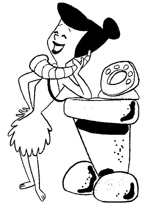 Dibujo para colorear: Flintstones (Dibujos animados) #29565 - Dibujos para Colorear e Imprimir Gratis