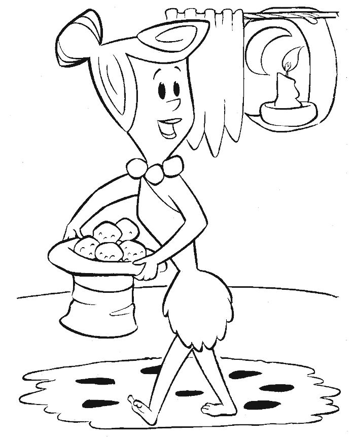 Dibujo para colorear: Flintstones (Dibujos animados) #29575 - Dibujos para Colorear e Imprimir Gratis