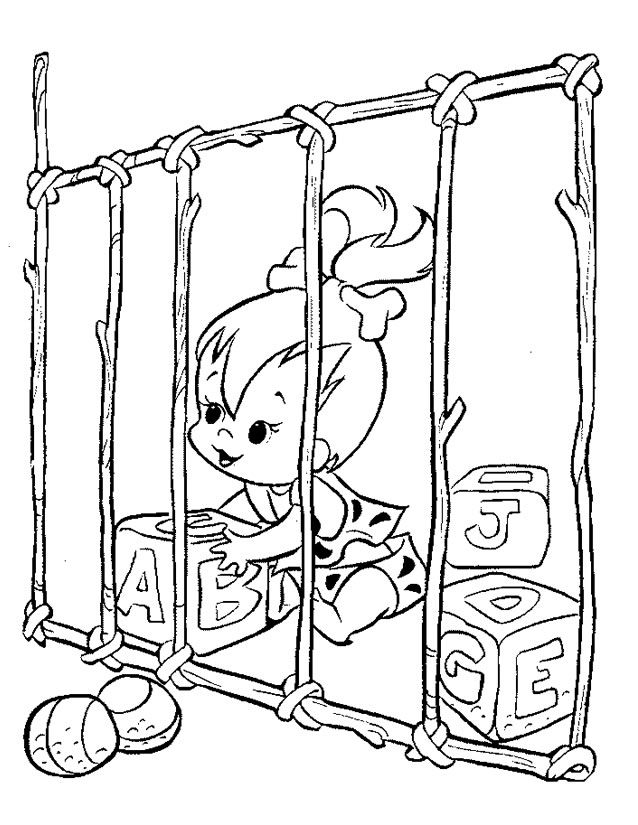 Dibujo para colorear: Flintstones (Dibujos animados) #29576 - Dibujos para Colorear e Imprimir Gratis