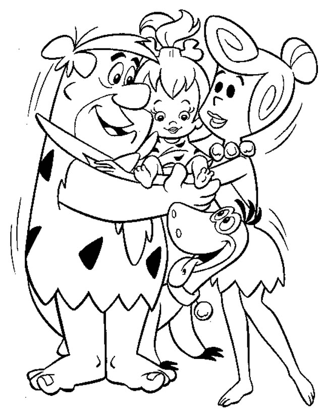 Dibujo para colorear: Flintstones (Dibujos animados) #29590 - Dibujos para Colorear e Imprimir Gratis