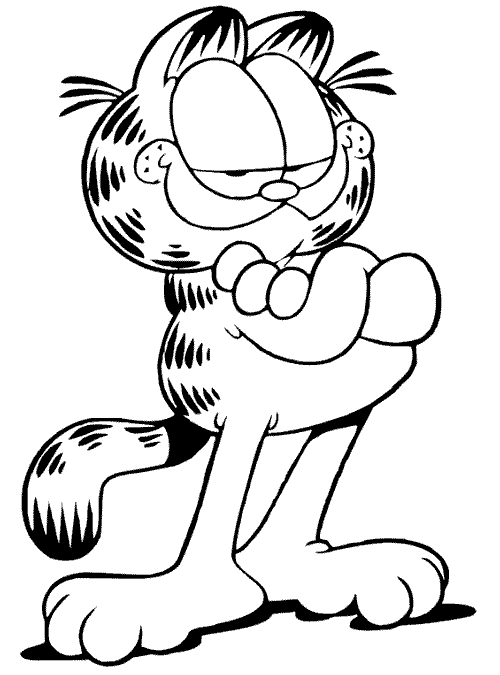 Dibujos de Garfield #26132 (Dibujos animados) para colorear – Páginas  imprimibles gratis