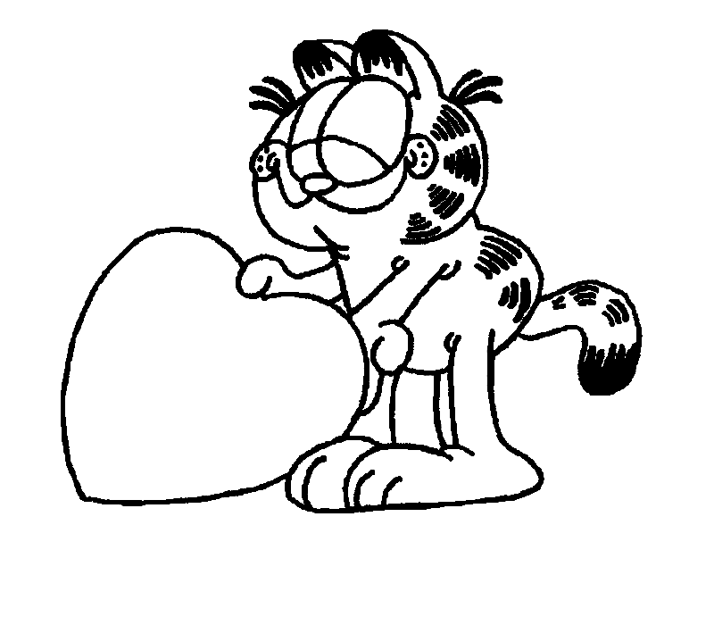 Dibujos de Garfield #26147 (Dibujos animados) para colorear – Páginas  imprimibles gratis