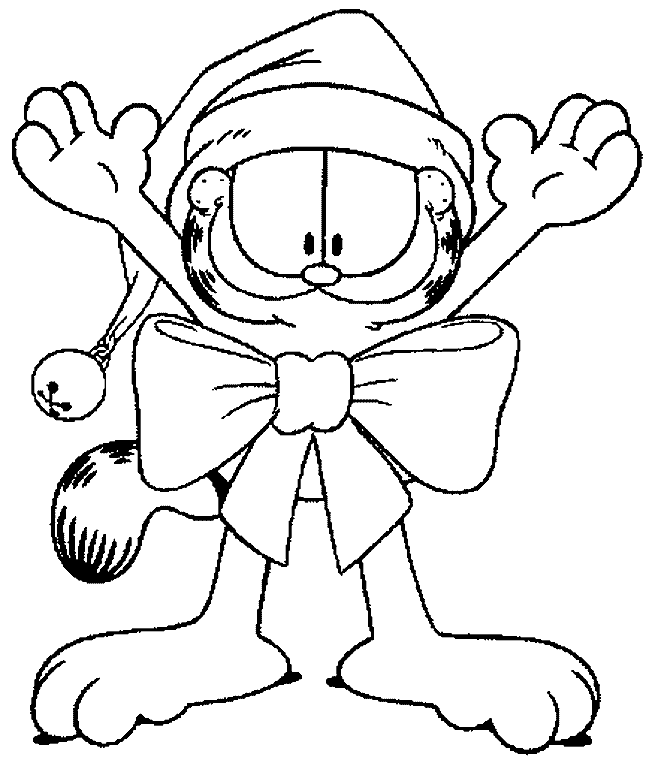 Dibujo para colorear: Garfield (Dibujos animados) #26160 - Dibujos para Colorear e Imprimir Gratis