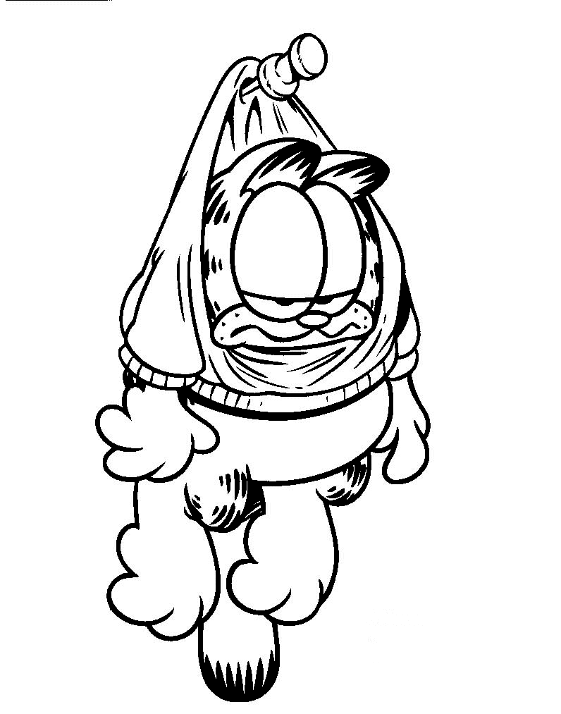 Dibujo para colorear: Garfield (Dibujos animados) #26162 - Dibujos para Colorear e Imprimir Gratis