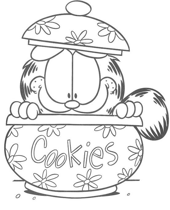 Dibujo para colorear: Garfield (Dibujos animados) #26231 - Dibujos para Colorear e Imprimir Gratis