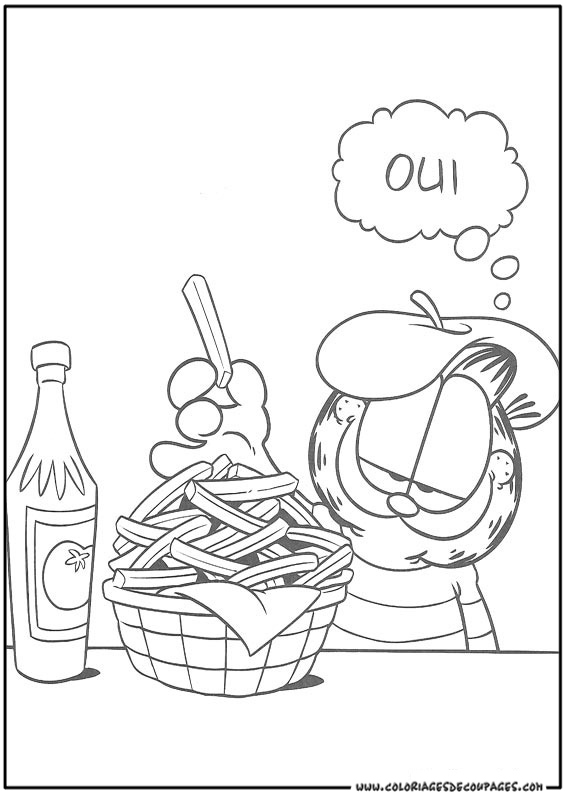 Dibujo para colorear: Garfield (Dibujos animados) #26252 - Dibujos para Colorear e Imprimir Gratis