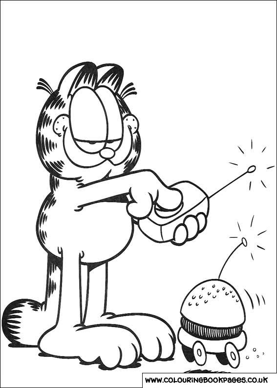 Dibujo para colorear: Garfield (Dibujos animados) #26263 - Dibujos para Colorear e Imprimir Gratis