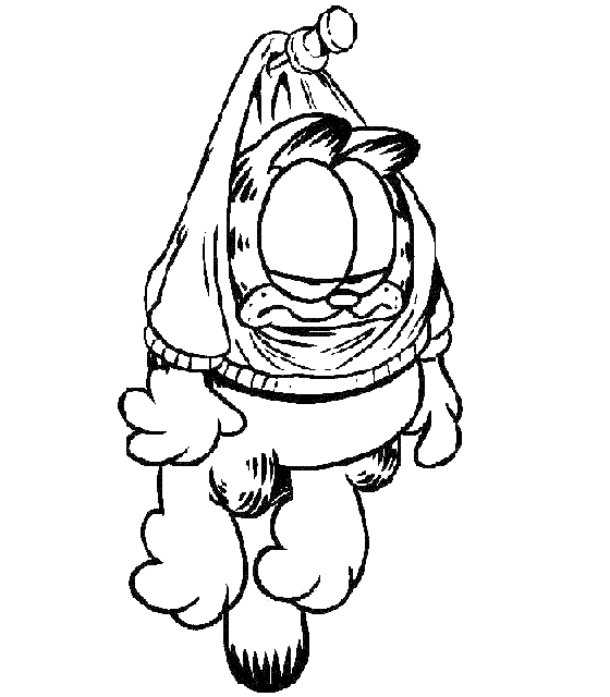 Dibujo para colorear: Garfield (Dibujos animados) #26274 - Dibujos para Colorear e Imprimir Gratis