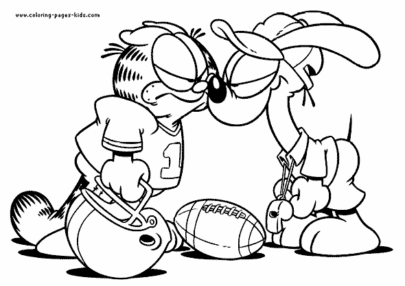 Dibujo para colorear: Garfield (Dibujos animados) #26290 - Dibujos para Colorear e Imprimir Gratis
