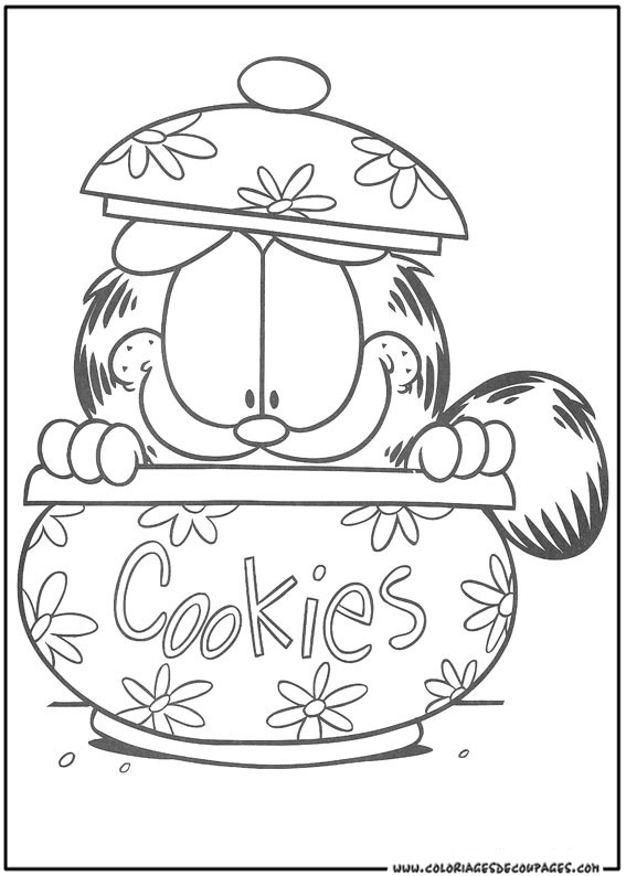 Dibujo para colorear: Garfield (Dibujos animados) #26297 - Dibujos para Colorear e Imprimir Gratis