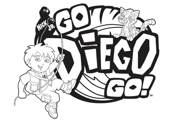 Dibujo para colorear: Go Diego! (Dibujos animados) #48570 - Dibujos para Colorear e Imprimir Gratis