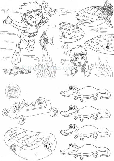 Dibujo para colorear: Go Diego! (Dibujos animados) #48589 - Dibujos para Colorear e Imprimir Gratis