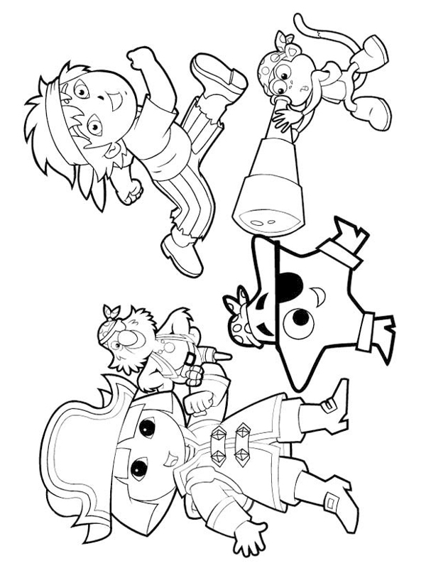 Dibujo para colorear: Go Diego! (Dibujos animados) #48612 - Dibujos para Colorear e Imprimir Gratis