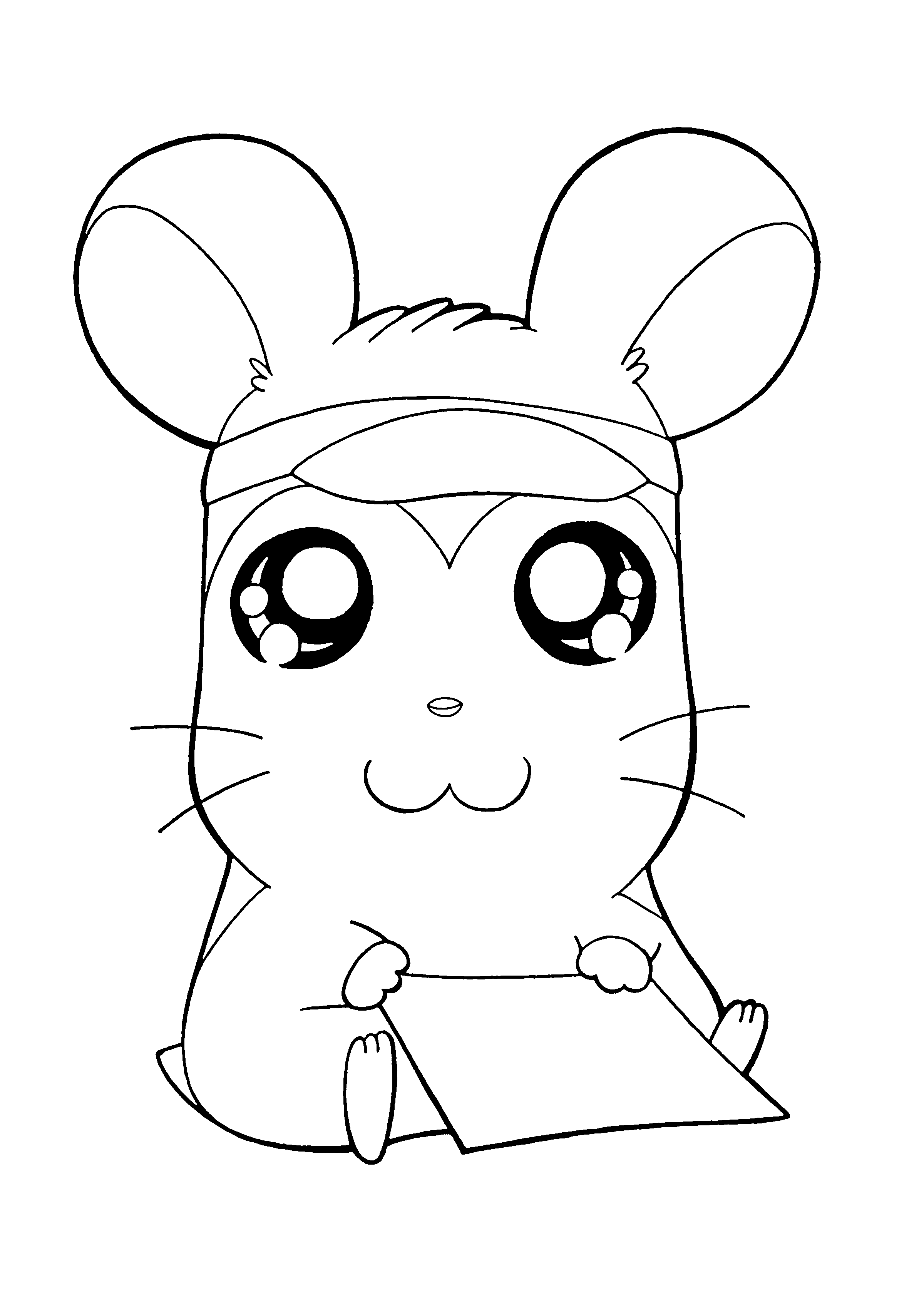 Dibujo para colorear: Hamtaro (Dibujos animados) #39938 - Dibujos para Colorear e Imprimir Gratis