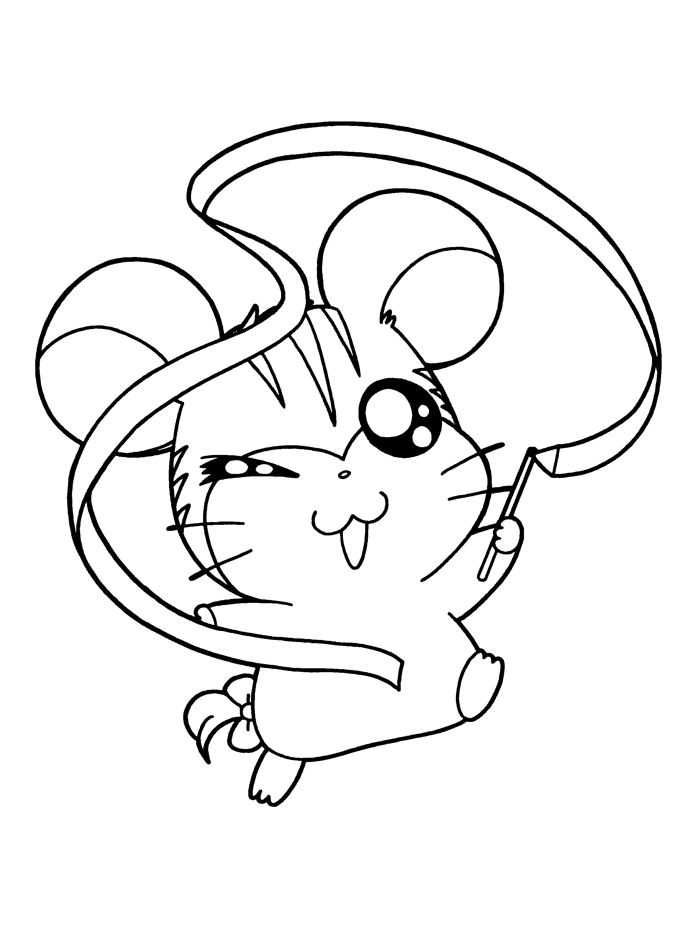 Dibujo para colorear: Hamtaro (Dibujos animados) #39943 - Dibujos para Colorear e Imprimir Gratis