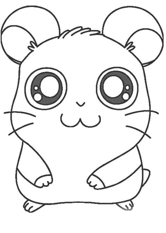 Dibujo para colorear: Hamtaro (Dibujos animados) #39948 - Dibujos para Colorear e Imprimir Gratis