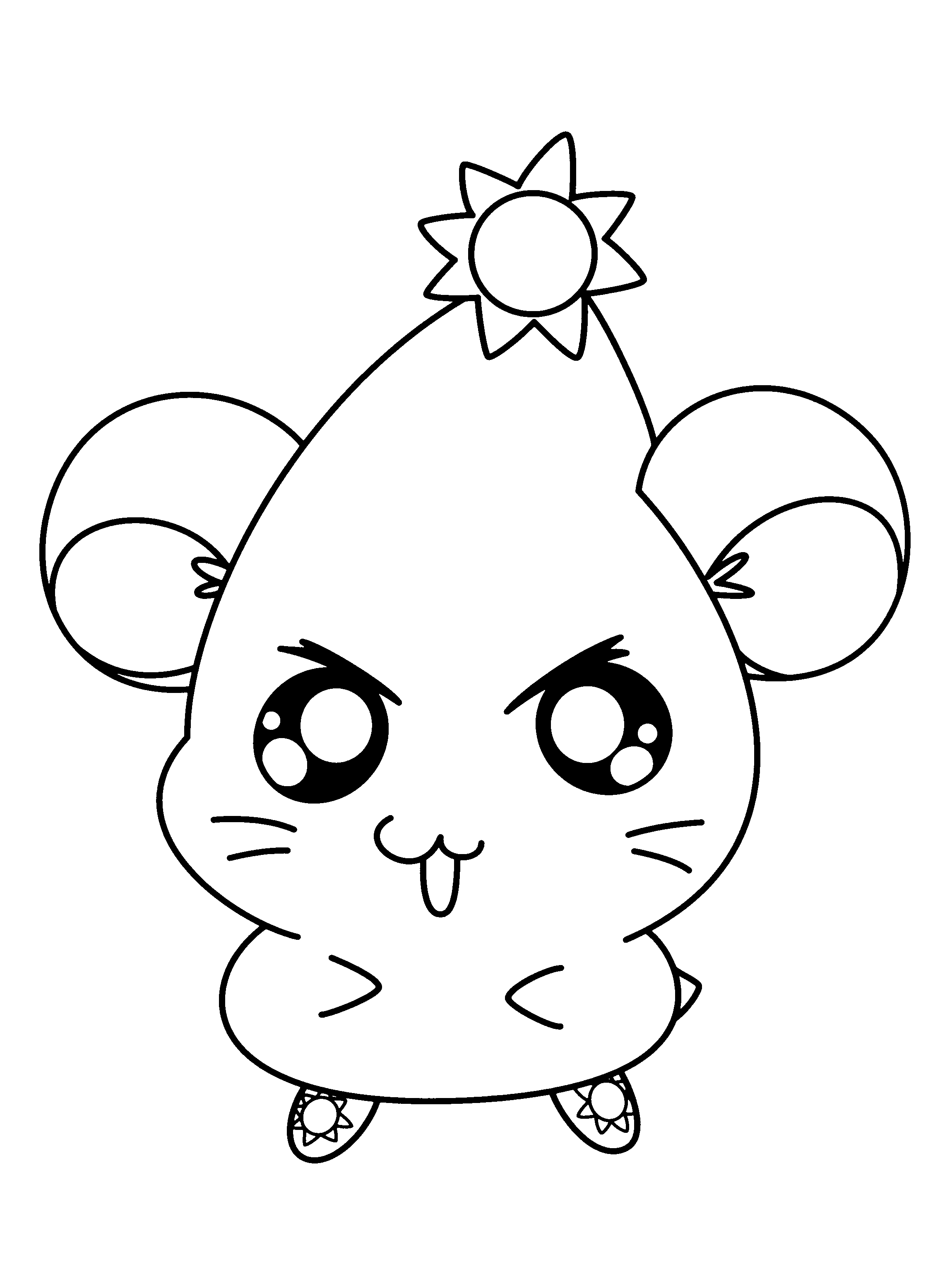 Dibujo para colorear: Hamtaro (Dibujos animados) #39965 - Dibujos para Colorear e Imprimir Gratis