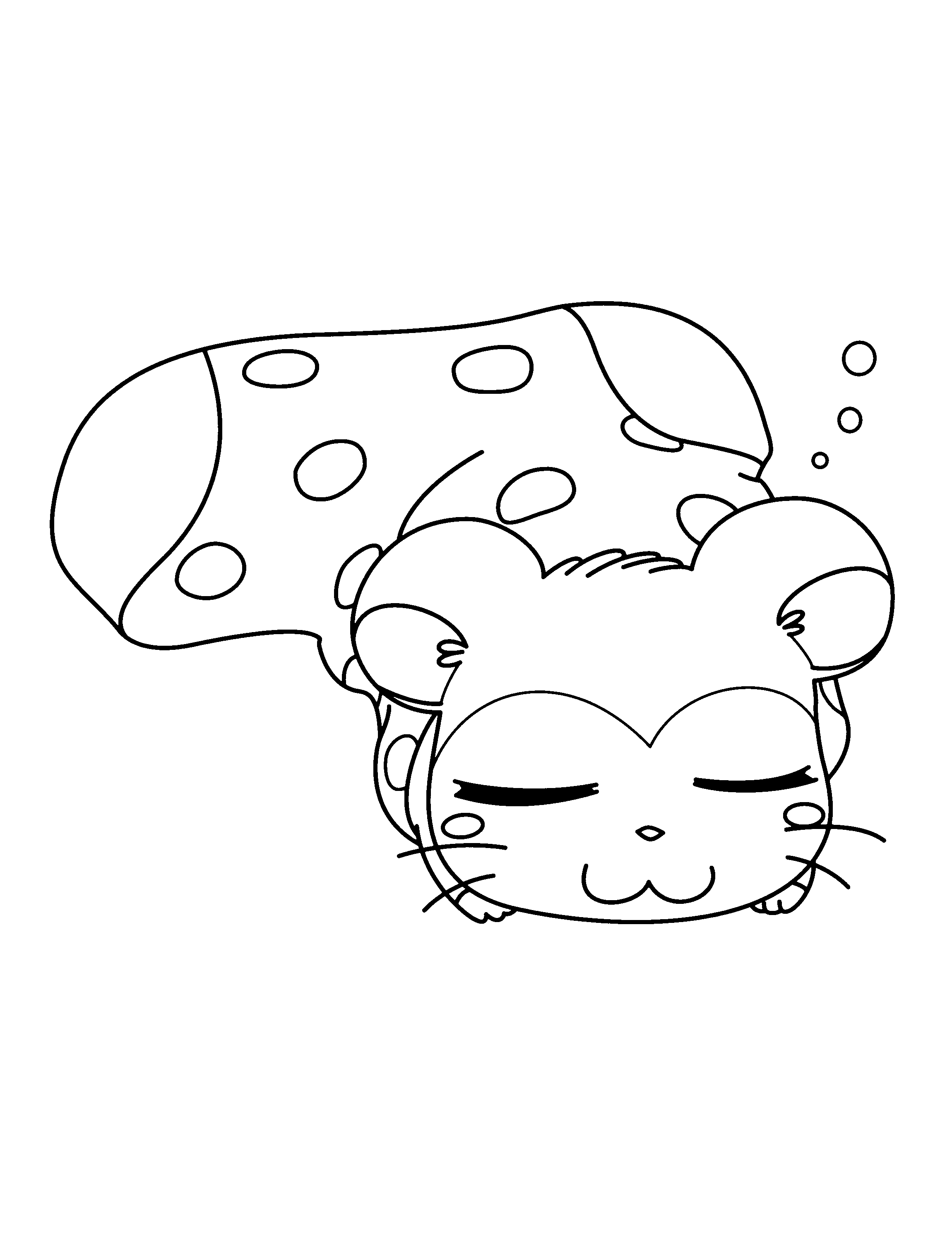 Dibujo para colorear: Hamtaro (Dibujos animados) #40024 - Dibujos para Colorear e Imprimir Gratis