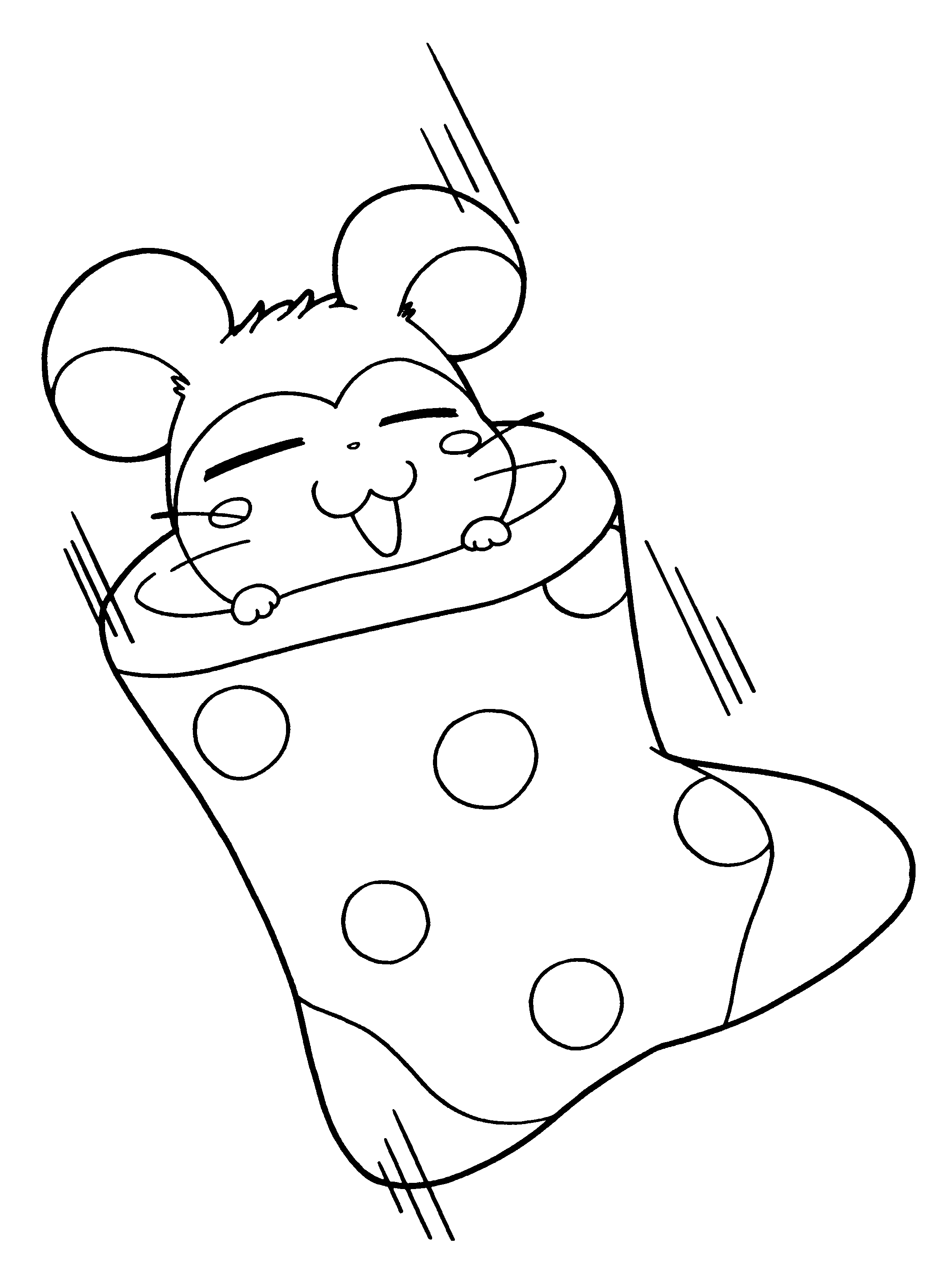 Dibujo para colorear: Hamtaro (Dibujos animados) #40033 - Dibujos para Colorear e Imprimir Gratis