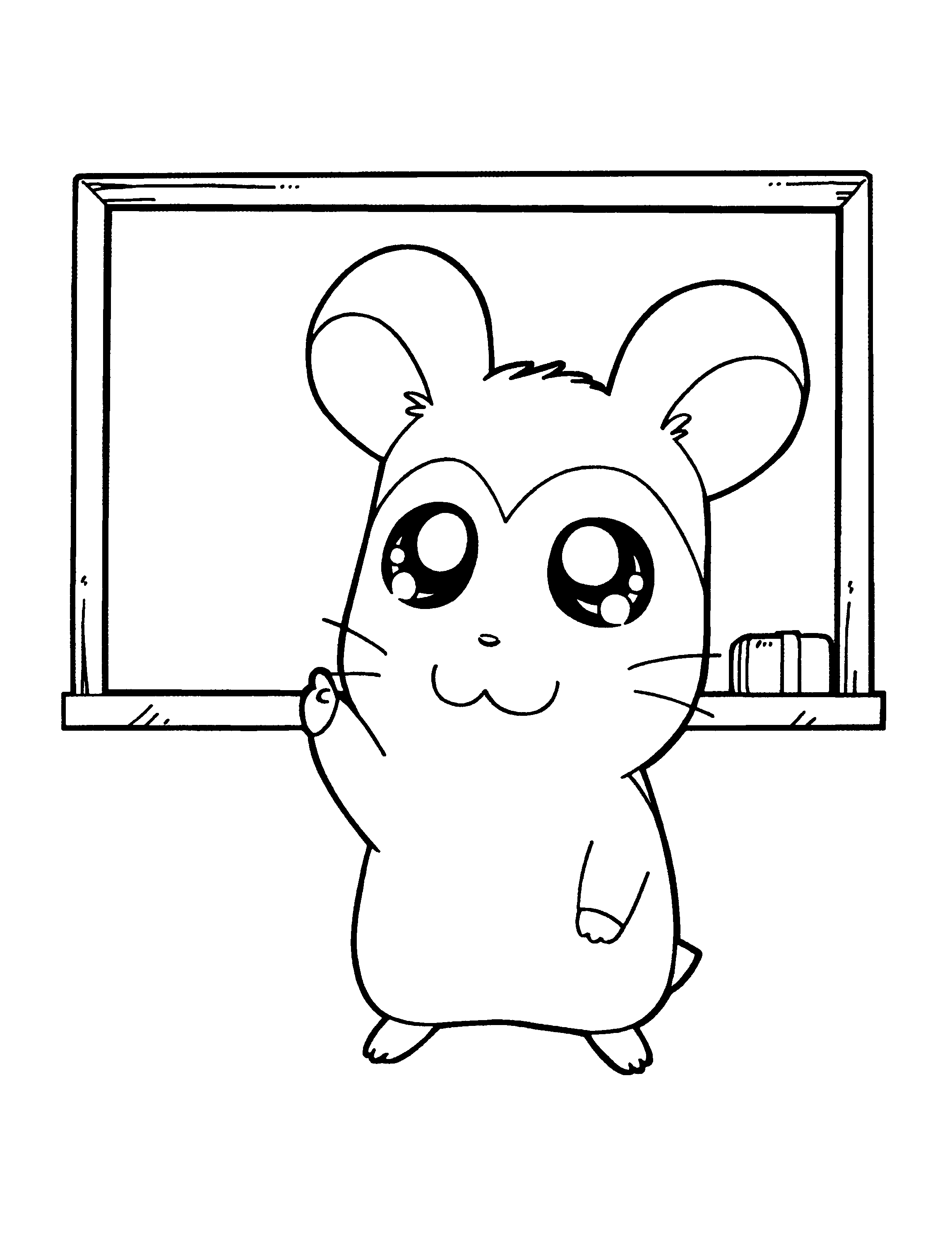 Dibujo para colorear: Hamtaro (Dibujos animados) #40074 - Dibujos para Colorear e Imprimir Gratis