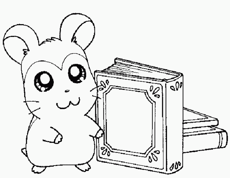 Dibujo para colorear: Hamtaro (Dibujos animados) #40117 - Dibujos para Colorear e Imprimir Gratis