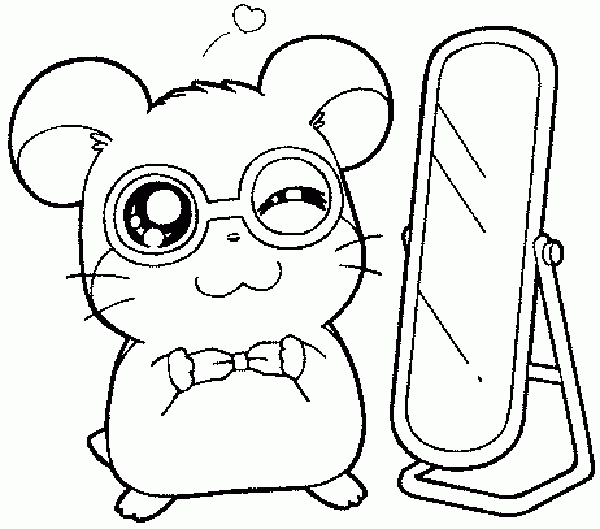 Dibujo para colorear: Hamtaro (Dibujos animados) #40122 - Dibujos para Colorear e Imprimir Gratis