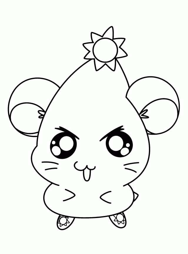 Dibujo para colorear: Hamtaro (Dibujos animados) #40156 - Dibujos para Colorear e Imprimir Gratis