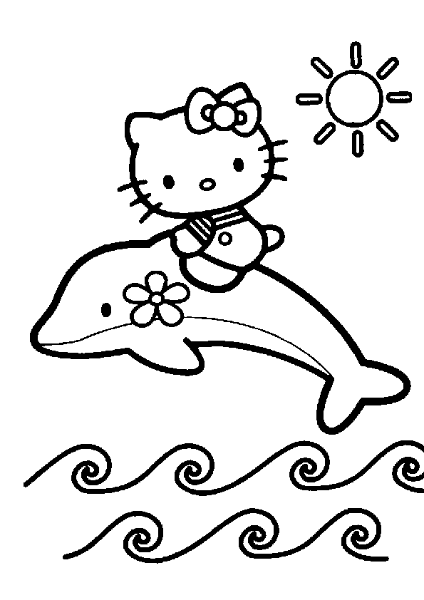 Dibujo para colorear: Hello Kitty (Dibujos animados) #36745 - Dibujos para Colorear e Imprimir Gratis