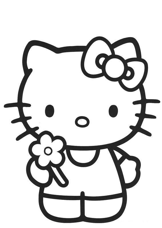 Dibujos de Hello Kitty #36753 (Dibujos animados) para colorear – Páginas imprimibles gratis