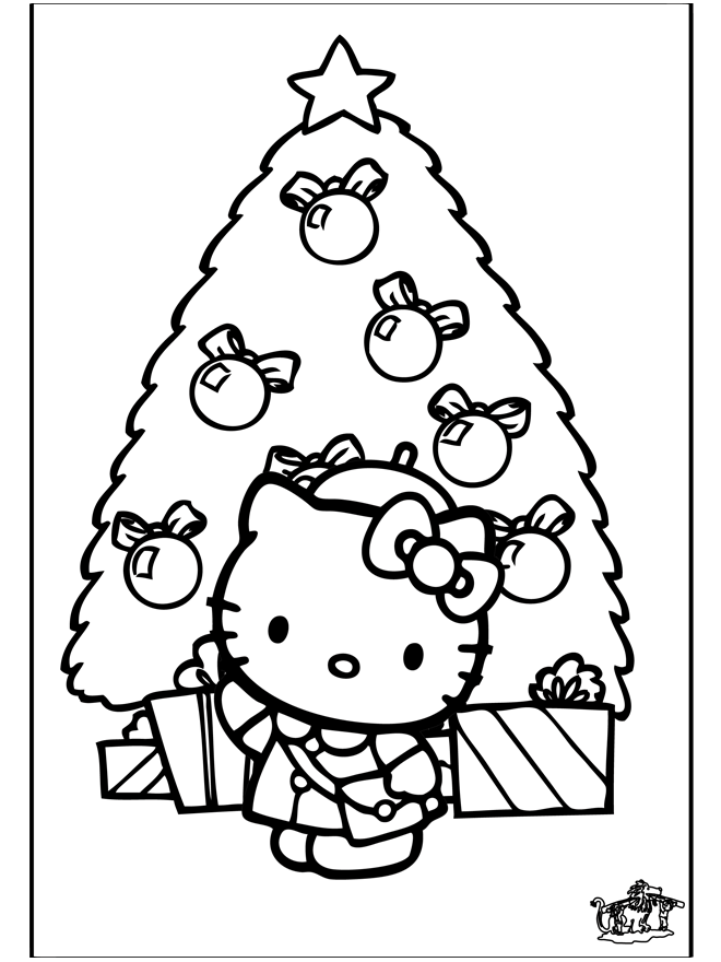 Dibujo para colorear: Hello Kitty (Dibujos animados) #36785 - Dibujos para Colorear e Imprimir Gratis