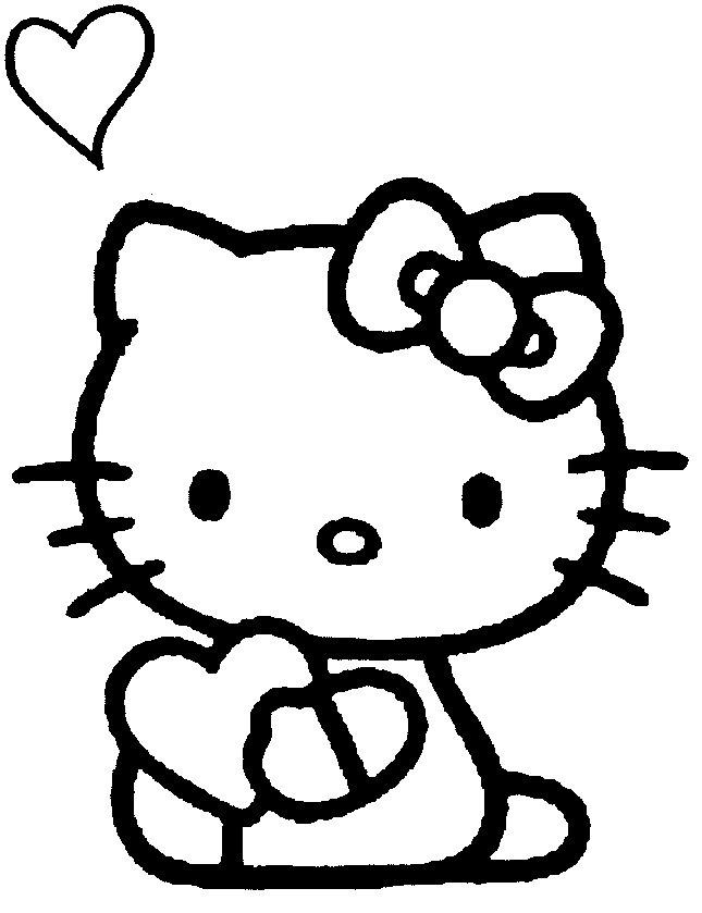 Dibujos de Hello Kitty #36802 (Dibujos animados) para colorear y pintar –  Páginas para imprimir