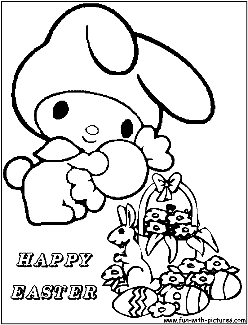 Dibujo para colorear: Hello Kitty (Dibujos animados) #36842 - Dibujos para Colorear e Imprimir Gratis