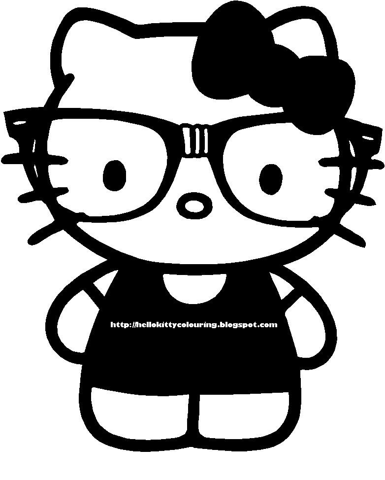 Dibujo para colorear: Hello Kitty (Dibujos animados) #36860 - Dibujos para Colorear e Imprimir Gratis