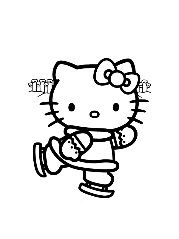 Dibujo para colorear: Hello Kitty (Dibujos animados) #36920 - Dibujos para Colorear e Imprimir Gratis