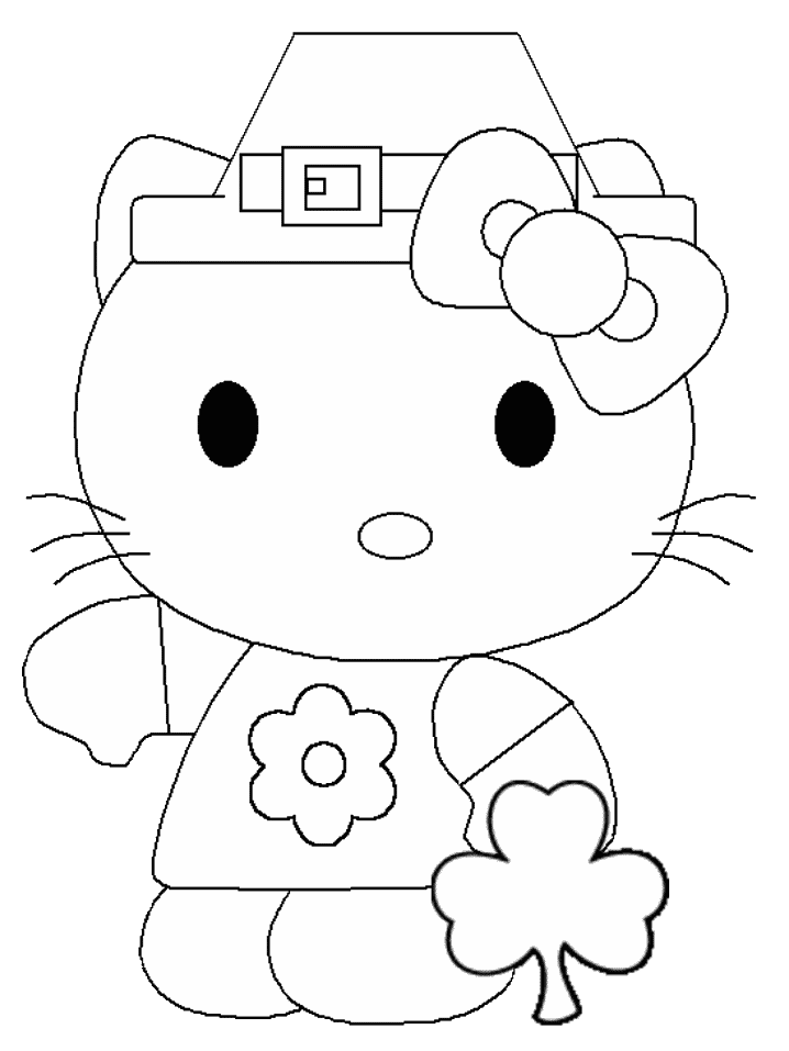 Dibujo para colorear: Hello Kitty (Dibujos animados) #36928 - Dibujos para Colorear e Imprimir Gratis