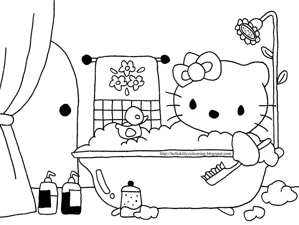 Dibujo para colorear: Hello Kitty (Dibujos animados) #36932 - Dibujos para Colorear e Imprimir Gratis