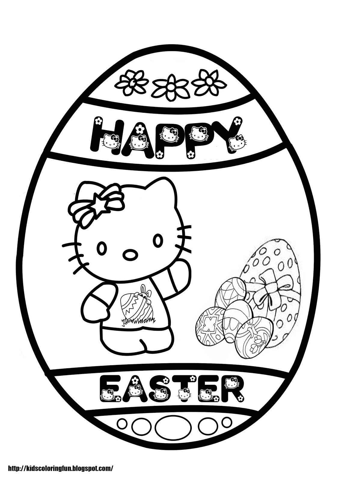 Dibujo para colorear: Hello Kitty (Dibujos animados) #36953 - Dibujos para Colorear e Imprimir Gratis