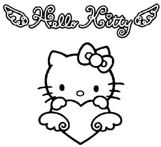 Dibujo para colorear: Hello Kitty (Dibujos animados) #36993 - Dibujos para Colorear e Imprimir Gratis